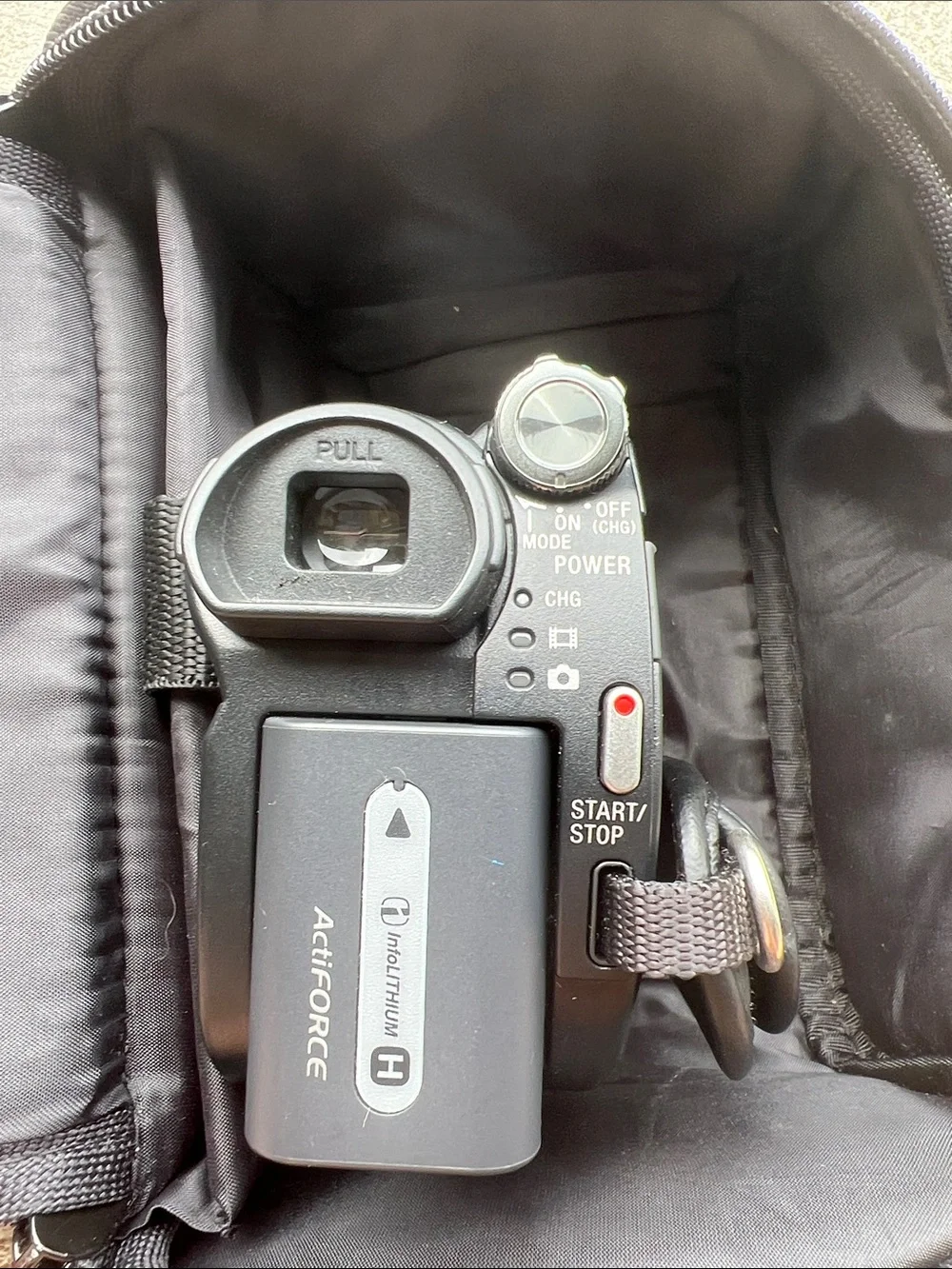 Sony Black Digital Camcorder with Carry Case and Accessories